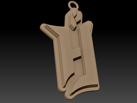 Forge FC keychain badge color printable and renderable Modelo de impresión 3D