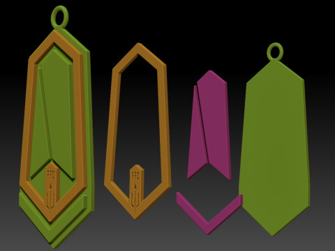 Pacific FC keychain badge color printable and renderable 3D 打印模型