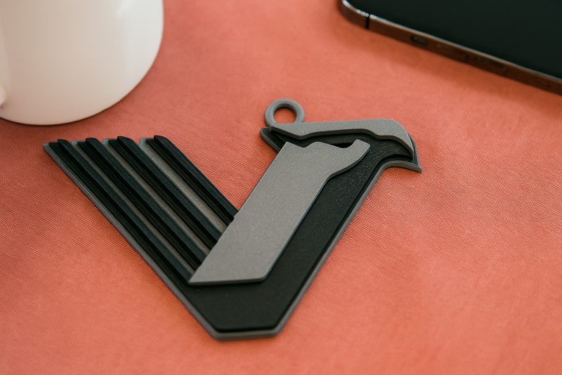 Vancouver FC keychain badge color printable and renderable 3D 打印模型 .c4d .max .obj .3ds .fbx .stl .blend 