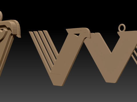 Vancouver FC keychain badge color printable and renderable 3D 打印模型