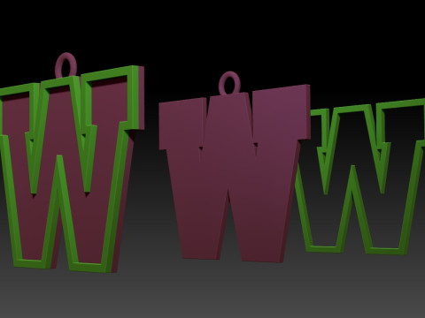 Winnipeg Blue Bombers keychain badge color printable and renderable 3D 打印模型