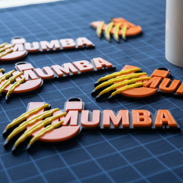 PKL U Mumba badge color printable and renderable 3D Принт Модель .c4d .max .obj .3ds .fbx .stl .blend 