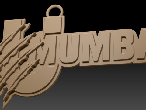 PKL U Mumba badge color printable and renderable 3D Принт Модель