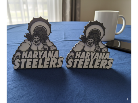 PKL Haryana Steelers Panthers badge color printable and renderable 3D Принт Модель