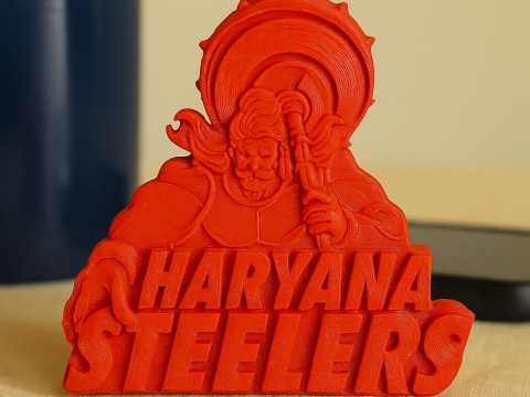 PKL Haryana Steelers Panthers badge color printable and renderable 3D Принт Модель