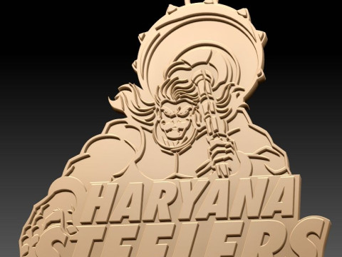 PKL Haryana Steelers Panthers badge color printable and renderable 3D Принт Модель