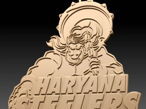 PKL Haryana Steelers Panthers badge color printable and renderable 3D Print Model