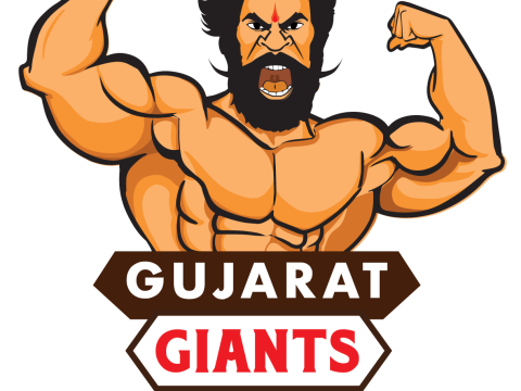 PKL Gujarat Giants badge color printable and renderable Modelo de impresión 3D