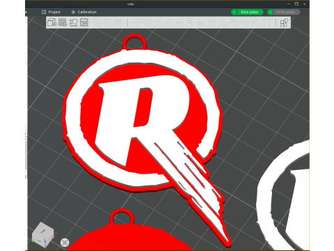 BBL Melbourne Renegades badge color printable and renderable 3D 打印模型