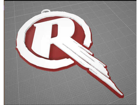 BBL Melbourne Renegades badge color printable and renderable 3D Print Model
