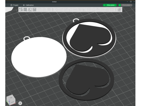 Liiga HC sst Pori keychain badge color printable and renderable 3D प्रिंट मॉडल