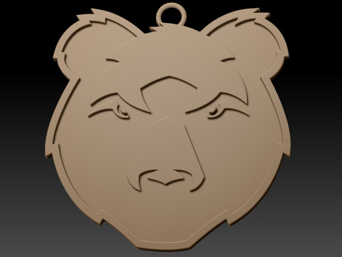 PREM Rugby Bristol Bears keychain badge color printable and renderable Modello di stampa 3D
