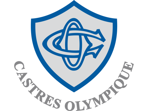 Top 14 Castres Olympique keychain badge color printable and renderable Modello di stampa 3D