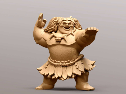 Moanas Maui Printable Modelo de impresión 3D