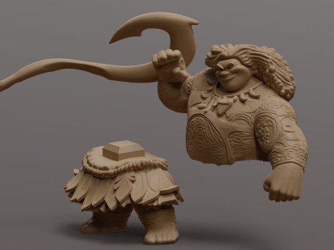 Moanas Maui Printable Modelo de impresión 3D