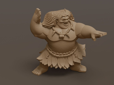 Moanas Maui Printable Modelo de impresión 3D