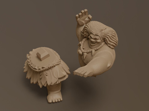Moanas Maui Printable Modelo de impresión 3D