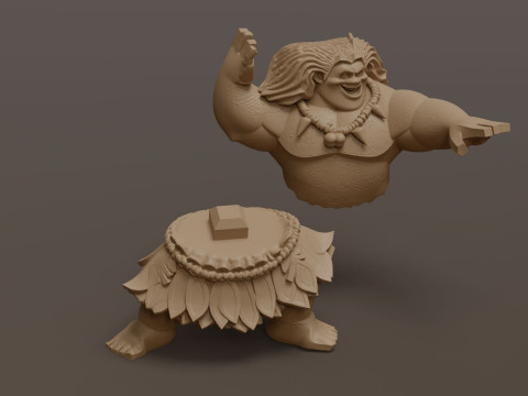 Moanas Maui Printable Modelo de impresión 3D