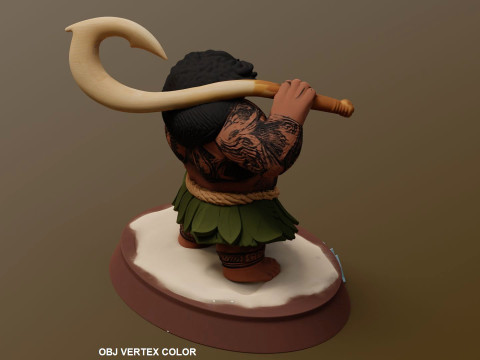 Moanas Maui Printable Modelo de impresión 3D