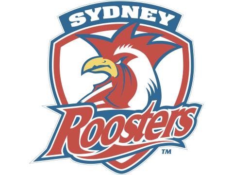 NRL Sydney Roosters keychain badge color printable and renderable 3D 打印模型