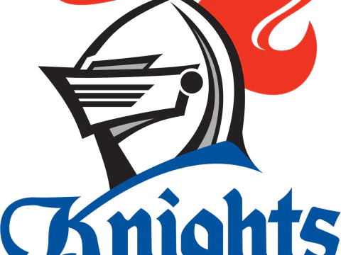 NRL Newcastle Knights keychain badge color printable and renderable 3D Print Model