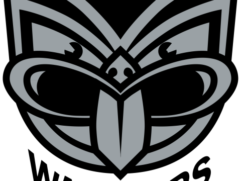 NRL New Zealand Warriors keychain badge color printable and renderable 3D Druckmodell