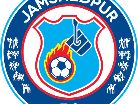 ISL Jamshedpur FC keychain badge color printable and renderable 3D Print Model