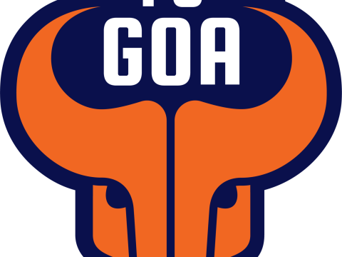 ISL FC Goa keychain badge color printable and renderable Modelo de Impressão 3D