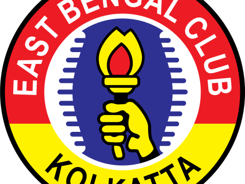 ISL East Bengal FC keychain badge color printable and renderable 3D Druckmodell