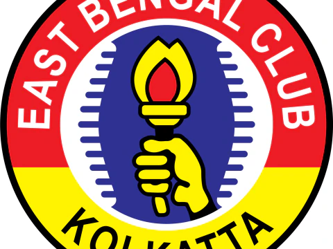 ISL East Bengal FC keychain badge color printable and renderable 3D Print Model