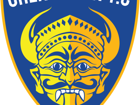 ISL Chennaiyin FC keychain badge color printable and renderable 3D printmodel