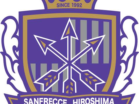 J1 Sanfrecce Hiroshima keychain badge color printable and renderable 3D Принт Модель