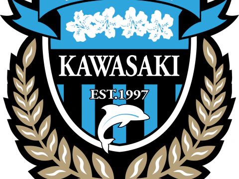 J1 Kawasaki Frontale keychain badge color printable and renderable 3D Print Model