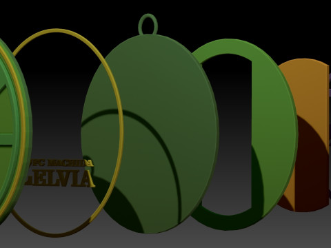 J1 FC Machida Zelvia keychain badge color printable and renderable 3D प्रिंट मॉडल
