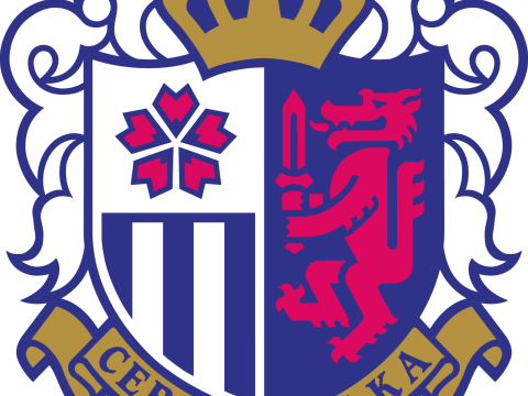 J1 Cerezo Osaka keychain badge color printable and renderable 3D printmodel