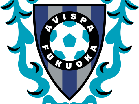 J1 Avispa Fukuoka keychain badge color printable and renderable 3D printmodel