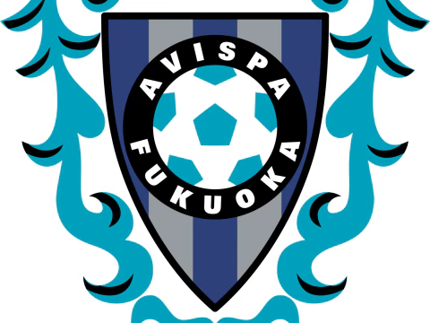 J1 Avispa Fukuoka keychain badge color printable and renderable 3D Print Model