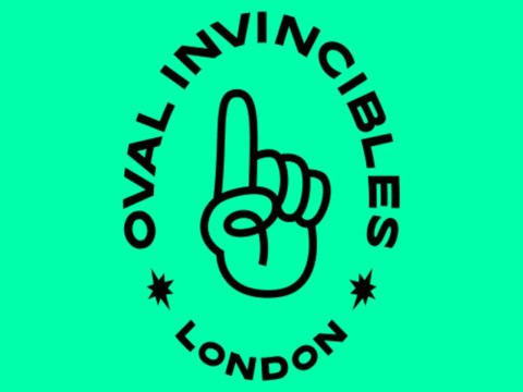 The Hundred Oval Invincibles keychain badge color printable and renderable 3D Принт Модель