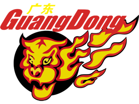 Kolorowa odznaka CBA Guangdong Southern Tigers do breloka do kluczy, którą można wydrukować i renderować Model do druku 3D