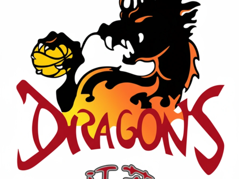 CBA Jiangsu Dragons porte-clés badge couleur imprimable et rendu Modèles 3D en vedette