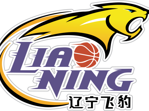 CBA Liaoning Flying Leopards sleutelhangerbadge in kleur afdrukbaar en renderbaar 3D printmodel