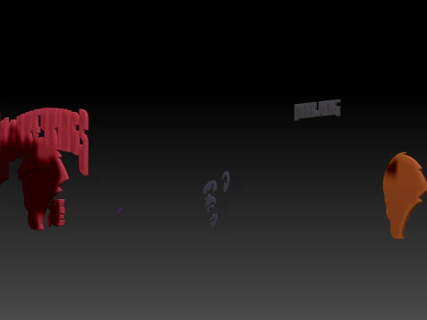 Кольоровий брелок CBA Nanjing Monkey Kings для друку та візуалізації 3D Принт Модель