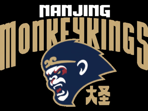 CBA Nanjing Monkey Kings sleutelhangerbadge in kleur afdrukbaar en renderbaar 3D printmodel