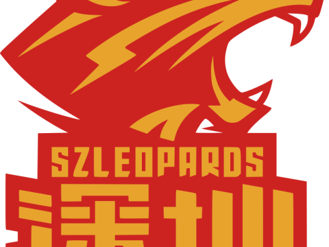 Couleur du badge porte-clés CBA Shenzhen Leopards imprimable et rendu Modèles 3D en vedette