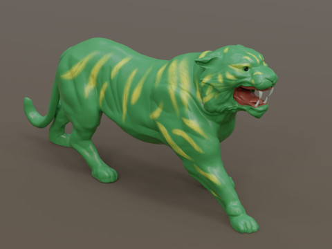 High-quality Battle Cat Cringer fan art from MOTU 1982 version 3D Print Model