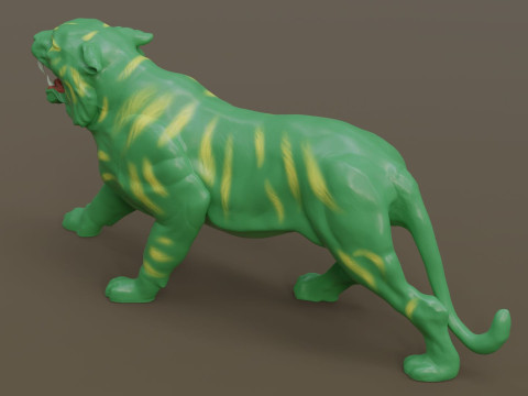 High-quality Battle Cat Cringer fan art from MOTU 1982 version 3D Print Model