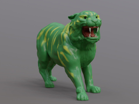 High-quality Battle Cat Cringer fan art from MOTU 1982 version 3D Print Model