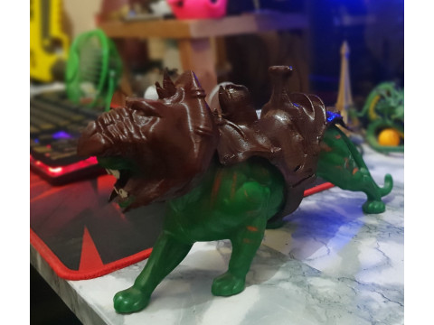 High-quality Battle Cat Cringer fan art from MOTU 1982 version 3D Print Model