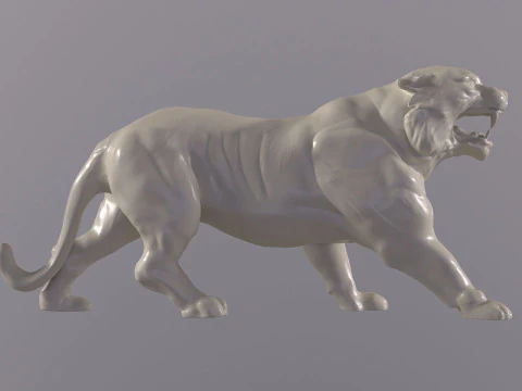 High-quality Battle Cat Cringer fan art from MOTU 1982 version 3D Print Model