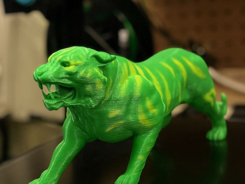 High-quality Battle Cat Cringer fan art from MOTU 1982 version 3D Print Model